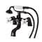 Kingston Brass Deck Mount Clawfoot Tub Faucet with Hand Shower, Oil Rubbed Bronze KS227PXORB - alternate 1